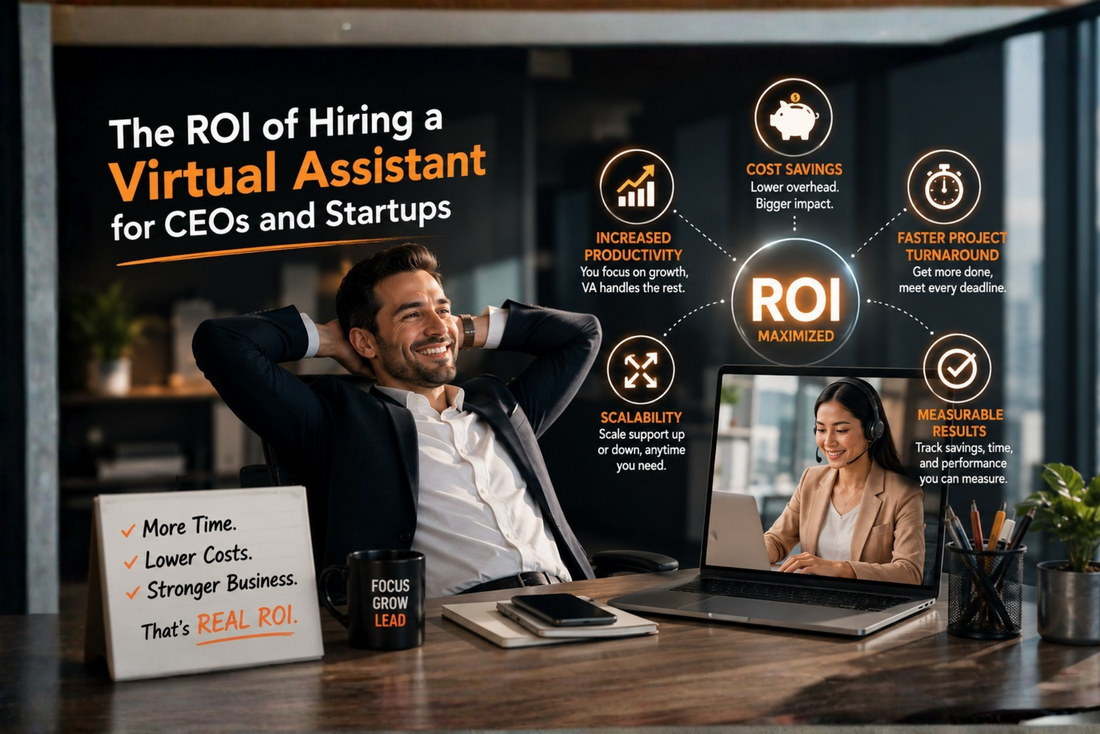 "The ROI of Hiring a Virtual Assistant for CEOs and Startups"