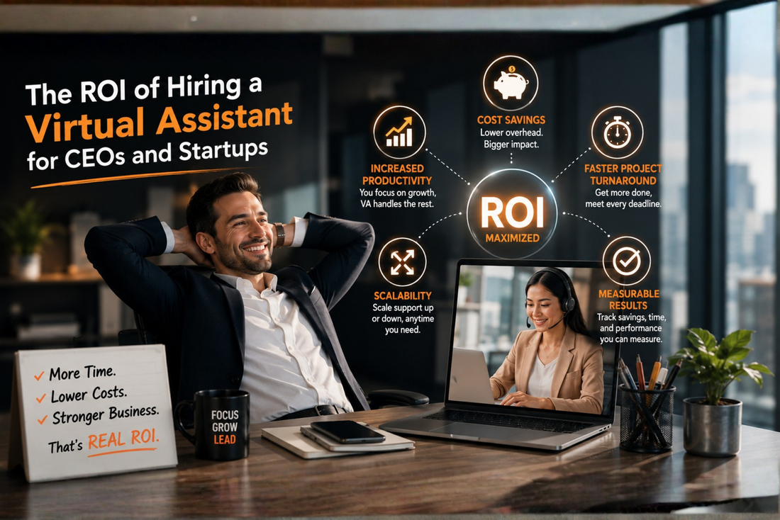 "The ROI of Hiring a Virtual Assistant for CEOs and Startups"